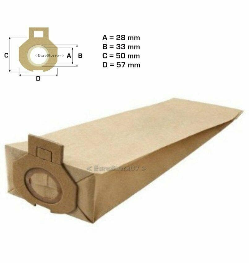 8 SACCHETTI ASPIRAPOLVERE ADATTI SB 9091 SEVERIN MADE IN ITALY IM 16 in prodotto EuroStore07 - Alatri, commercioVirtuoso.it