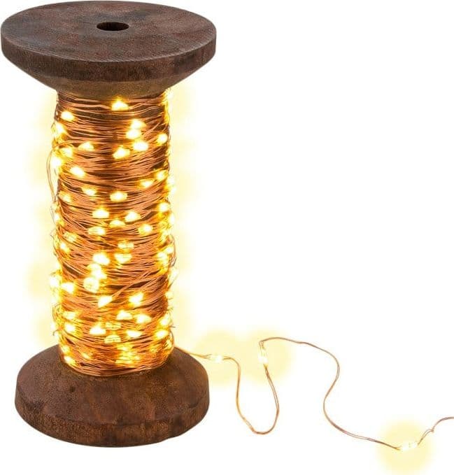 Bobina con Filo di Rame 150 Luci LED IP22 USB Interruttore On Off in Catene luminose Scontolo.net - Potenza, commercioVirtuoso.it