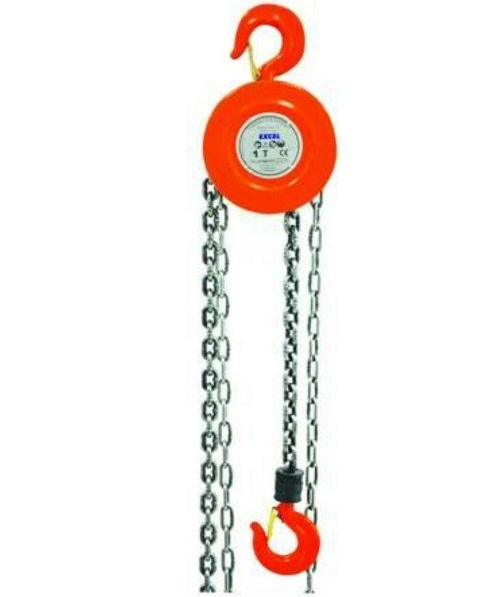 Paranco Manuale A Catena Freno Automatico Sicurezza Alzata 2,5 Mt Kg 2000 94368 in prodotto EuroStore07 - Alatri, commercioVirtuoso.it