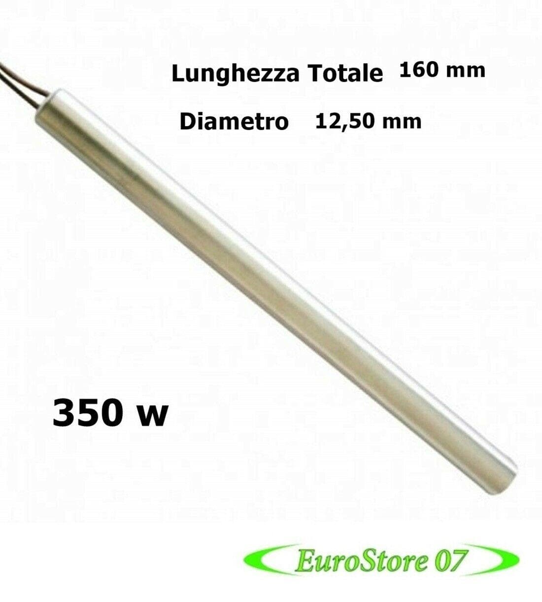 RESISTENZA CANDELETTA ACCENSIONE STUFA A PELLET diam 12,5MM - 160MM 350W - SP 49 in prodotto EuroStore07 - Alatri, commercioVirtuoso.it