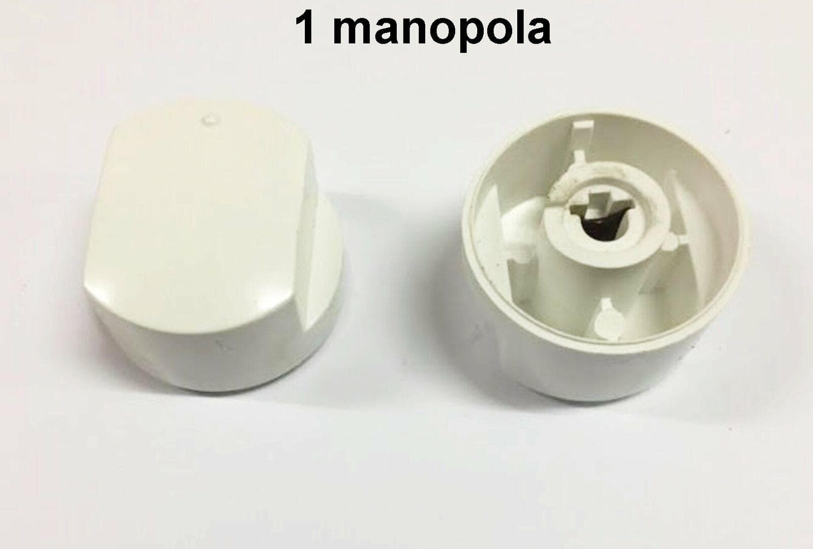1 MANOPOLA BIANCA UNIVERSALE PER CUCINA A GAS INNESTO MM 6 GAMBO MM 0 M 124 in prodotto EuroStore07 - Alatri, commercioVirtuoso.it