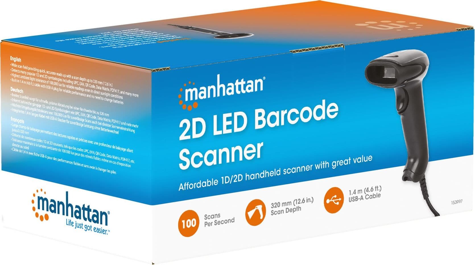 Lettore di Codici a Barre LED 2D USB in Lettori di codice a barre Scontolo.net - Potenza, commercioVirtuoso.it