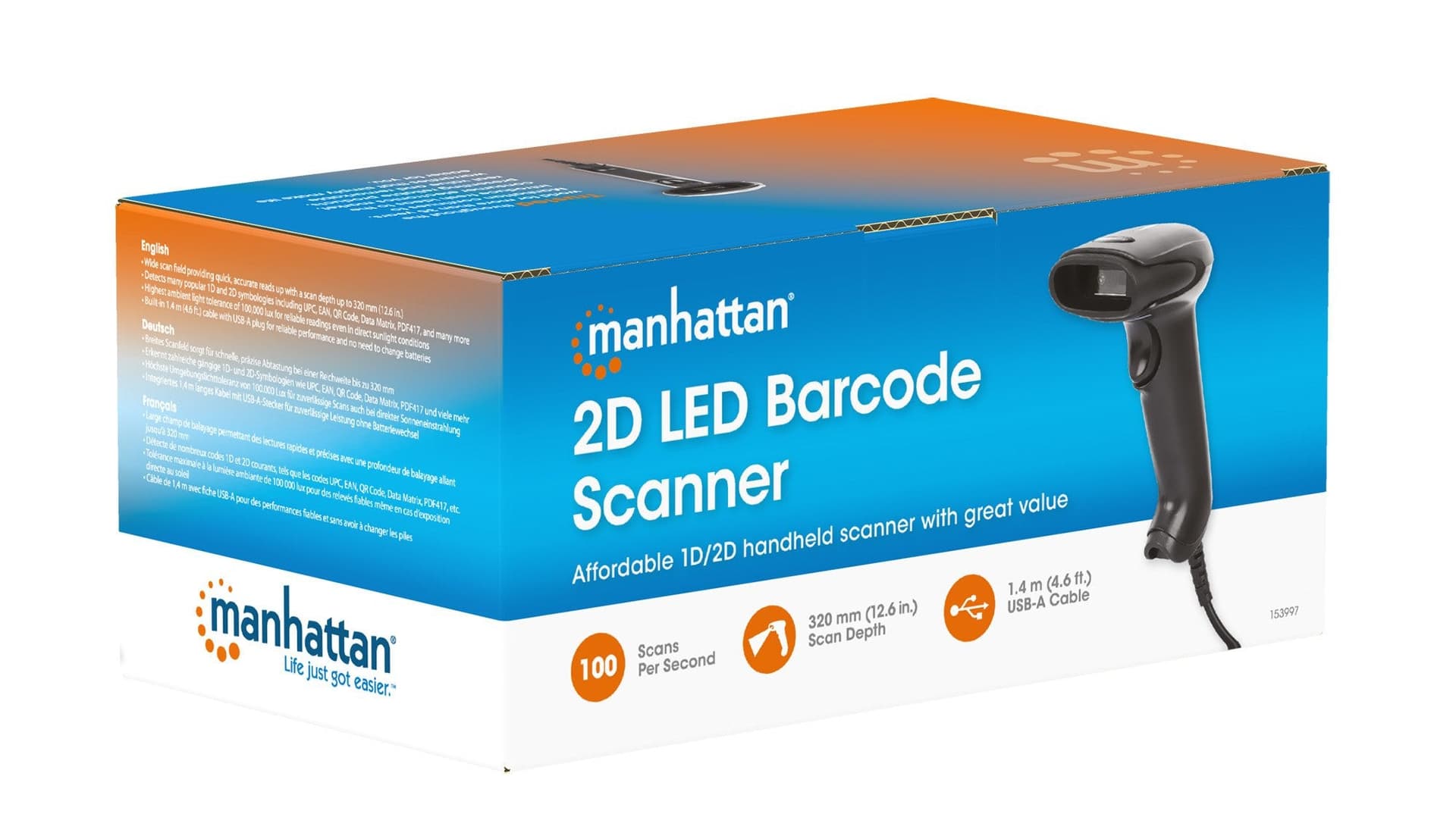 Lettore di Codici a Barre LED 2D USB in Lettori di codice a barre Scontolo.net - Potenza, commercioVirtuoso.it