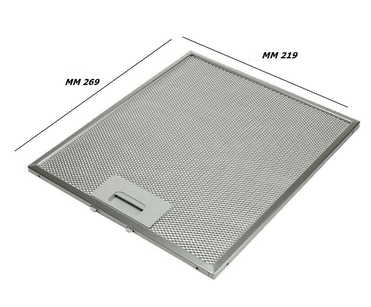 3 FILTRI ELICA / WHIRLPOOL 481248048083 CAPPA METALLICO 269x219x9 mm F 241 in prodotto EuroStore07 - Alatri, commercioVirtuoso.it