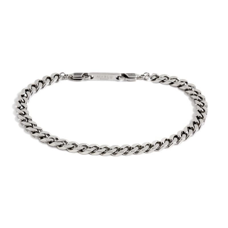 Marlù BRACCIALE ACCIAIO CATENA GRUMETTA 4 MM