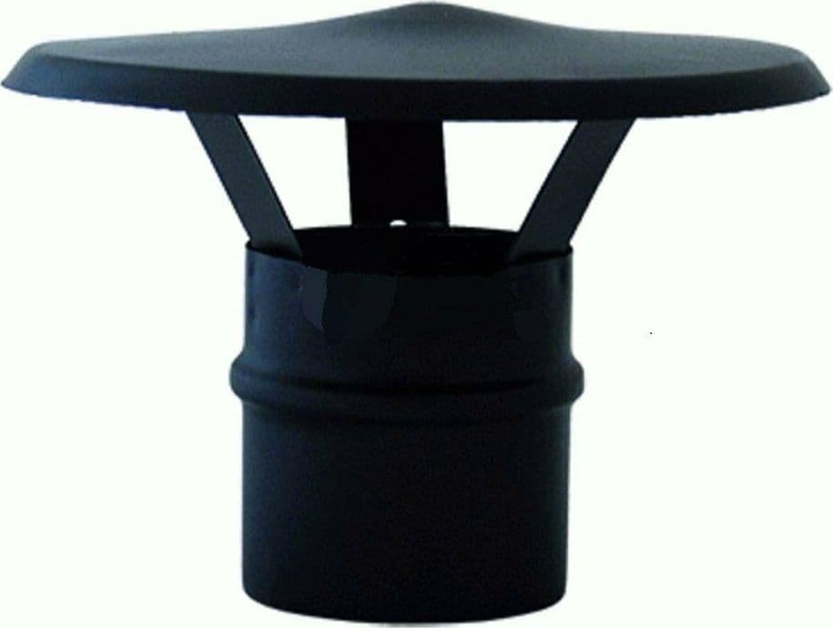 FUMAIOLO COMIGNOLO PER TUBO STUFA A PELLET IN ACCIAIO BRUNITO Ø 8 CM DF 702284 in prodotto EuroStore07 - Alatri, commercioVirtuoso.it