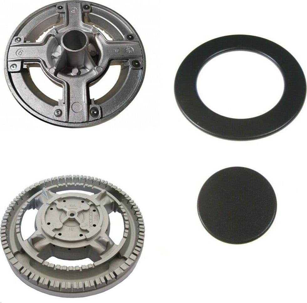 FRANKE BRUCIATORE RIPLA CORONA + SPARTIFIAMMA NERO LUCIDO B 0242 + S 0234 in prodotto EuroStore07 - Alatri, commercioVirtuoso.it