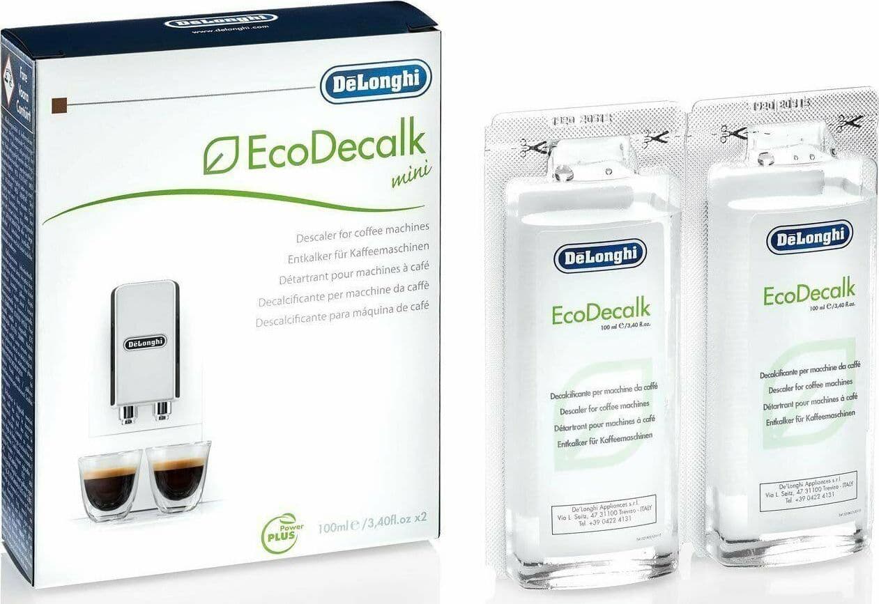 ECODECALK DE LONGHI DECALCIFICANTE ANTICALCARE MACCHINE CAFFE NATURALE 2 DOSI in prodotto EuroStore07 - Alatri, commercioVirtuoso.it