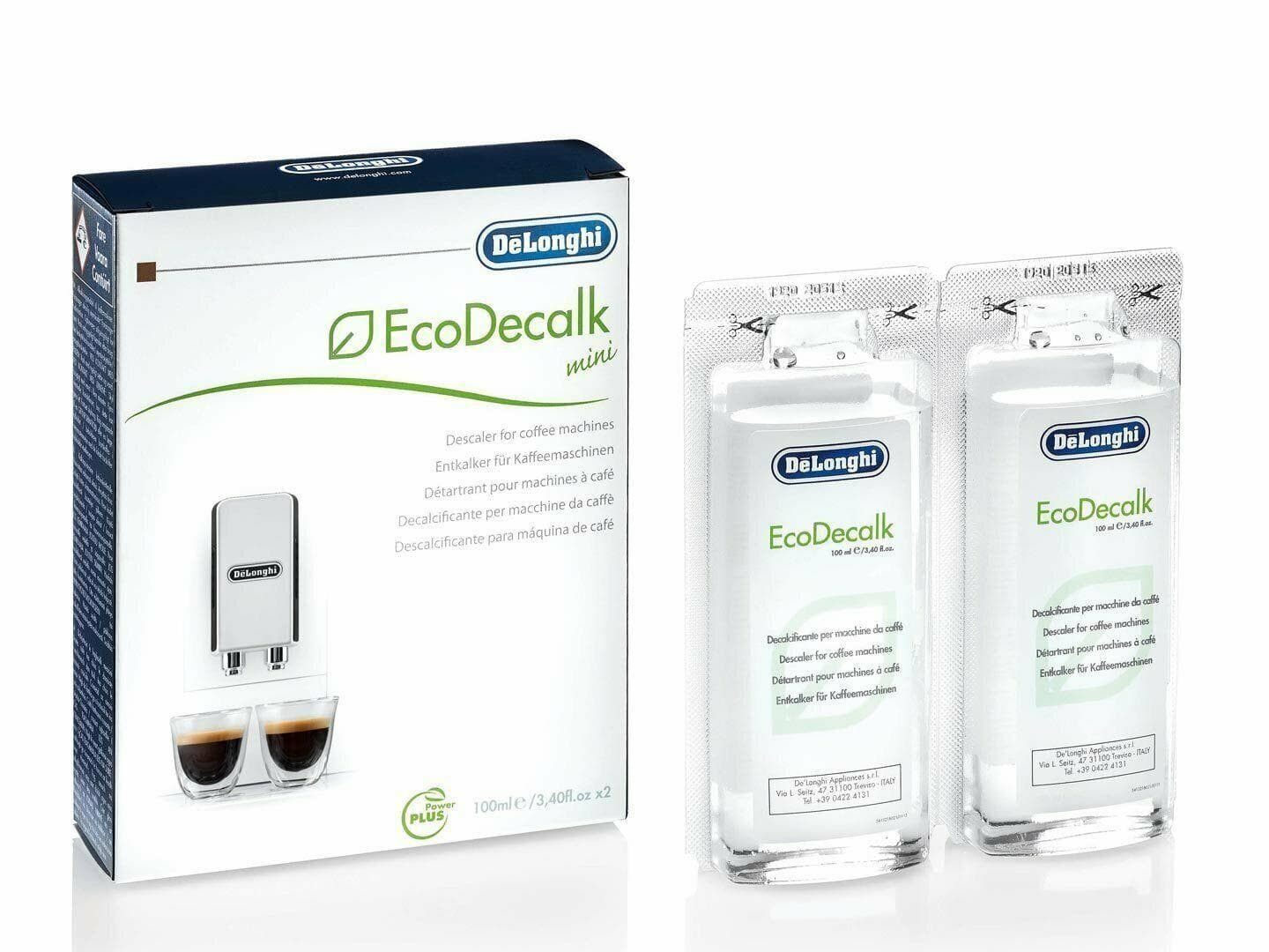 ECODECALK DE LONGHI DECALCIFICANTE ANTICALCARE MACCHINE CAFFE NATURALE 2 DOSI in prodotto EuroStore07 - Alatri, commercioVirtuoso.it
