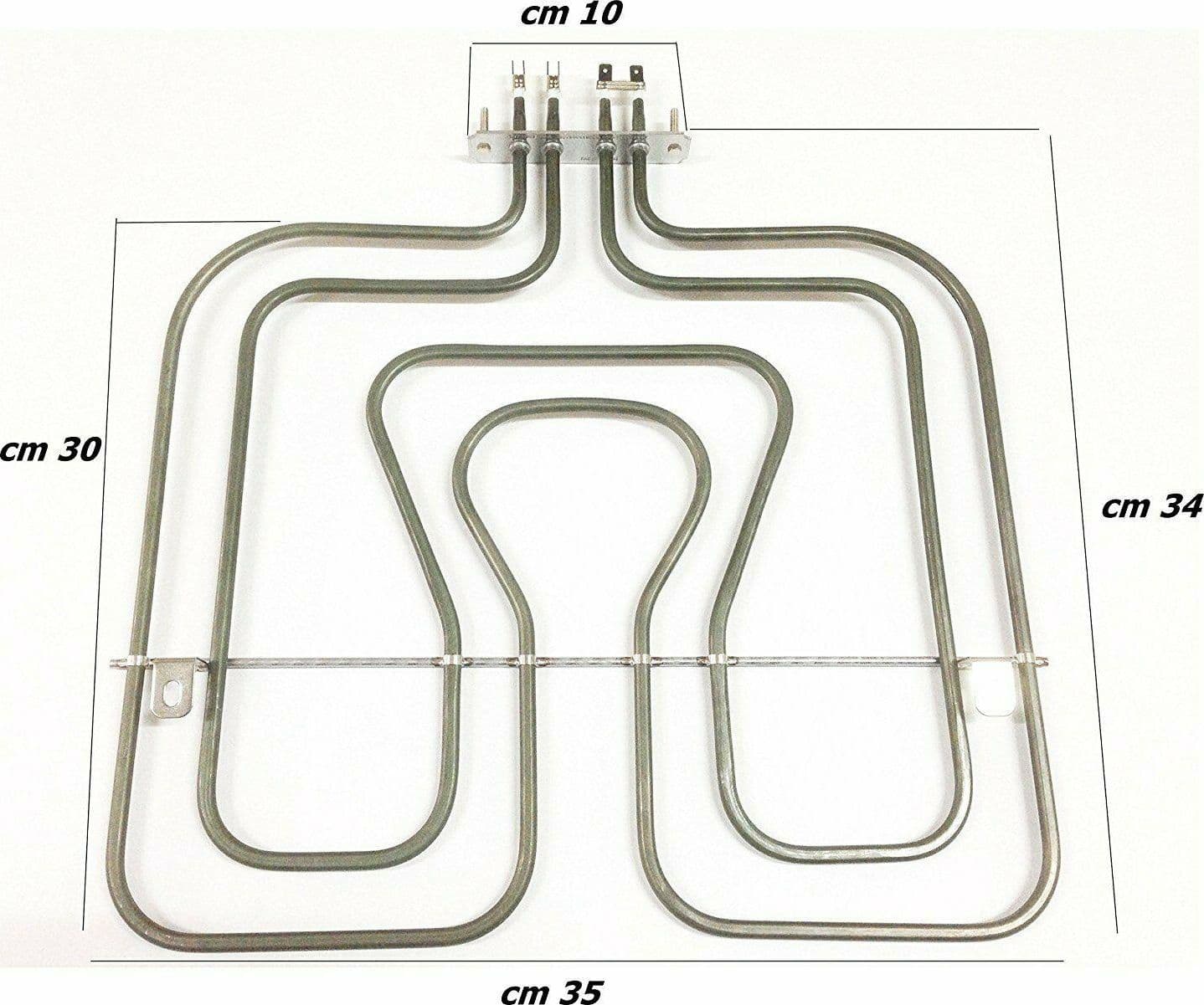 RESISTENZA SUPERIORE FORNO TIPO REX ELECTROLUX ZANUSSI W 800 +1650 OM RS 39 in prodotto EuroStore07 - Alatri, commercioVirtuoso.it