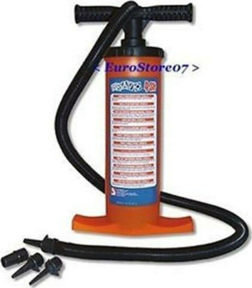 POMPA PISCINA MATERASSINO CANOTTI A DOPPIO FLUSSO MANUALE + 3 BECCUCCI in prodotto EuroStore07 - Alatri, commercioVirtuoso.it
