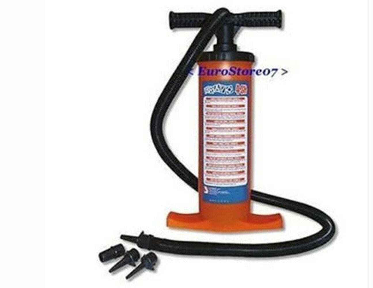 POMPA PISCINA MATERASSINO CANOTTI A DOPPIO FLUSSO MANUALE + 3 BECCUCCI in prodotto EuroStore07 - Alatri, commercioVirtuoso.it