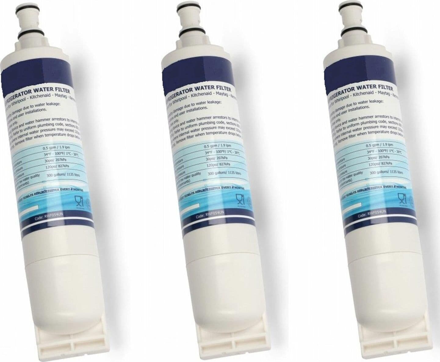 FILTRO FRIGORIFERO Whirlpool COMPATIBILE 484000008726 ACQUA - PZ 3 - FF 1 in prodotto EuroStore07 - Alatri, commercioVirtuoso.it