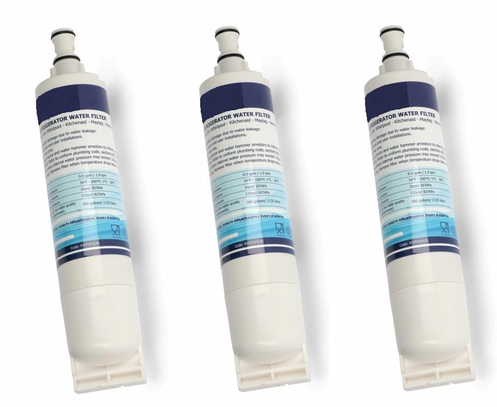 FILTRO FRIGORIFERO Whirlpool COMPATIBILE 484000008726 ACQUA - PZ 3 - FF 1 in prodotto EuroStore07 - Alatri, commercioVirtuoso.it