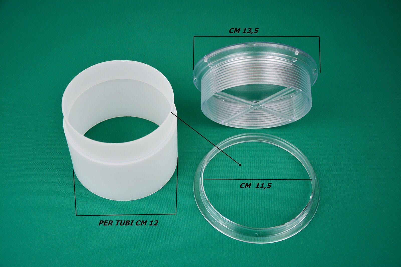 LUX 270 RACCORDO NO TAPPO TUBO CLIMATIZZATORE DA DIAM 12 CM 1 PZ in prodotto EuroStore07 - Alatri, commercioVirtuoso.it