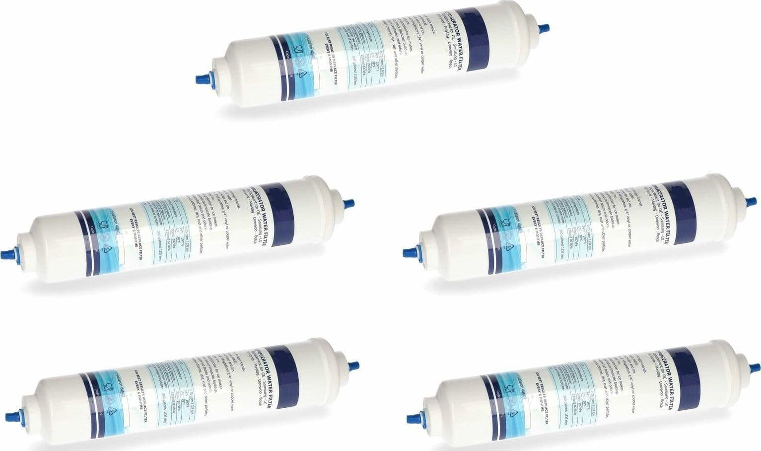 5 FILTRI ACQUA FRIGORIFERO AMERICANO SAMSUNG LG INDESIT WHIRLPOOL UNIVERSALE FF3 in prodotto EuroStore07 - Alatri, commercioVirtuoso.it