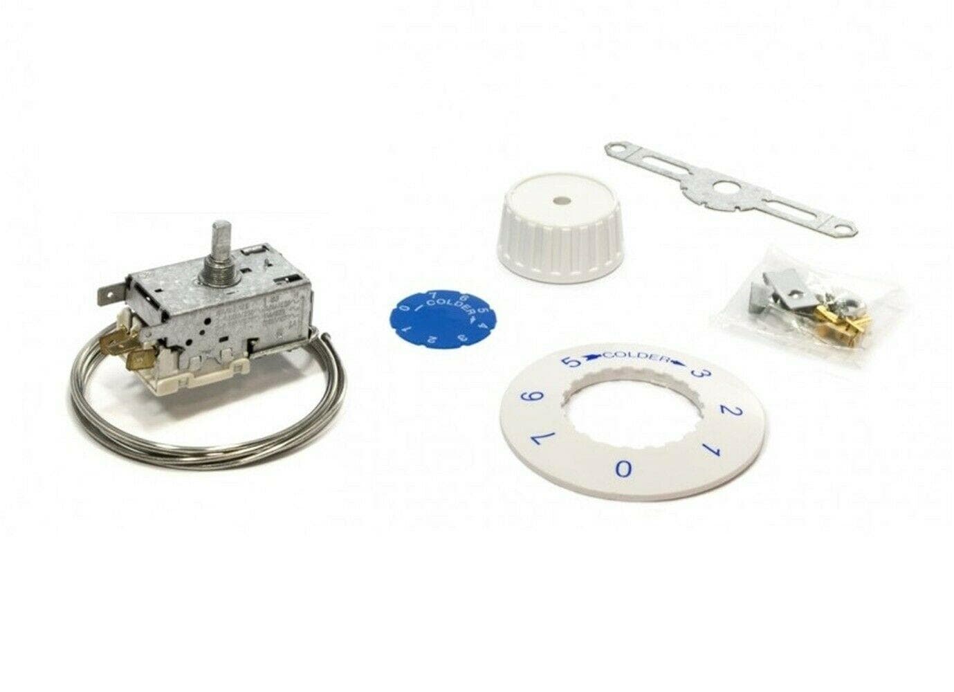 TERMOSTATO FRIGORIFERO SONDA CM 200 DOMESTICO 2 PORTE 3 CONTATTI TF 11 in prodotto EuroStore07 - Alatri, commercioVirtuoso.it