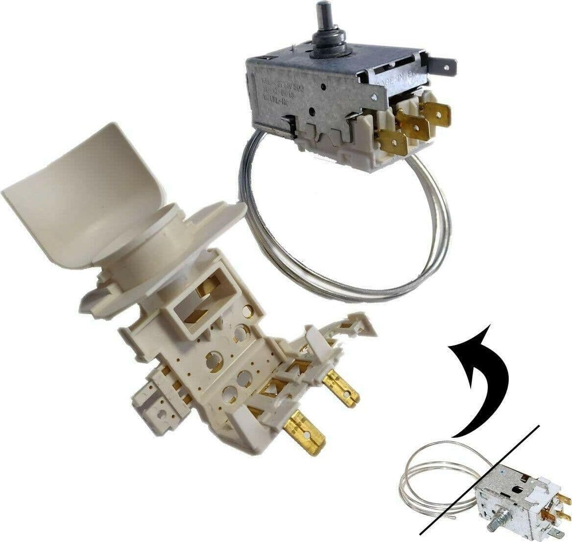 TERMOSTATO FRIGORIFERO WHIRLPOOL 3 CONTATTI RANCO K59-S2785 - 481228238175 TF 21 in prodotto EuroStore07 - Alatri, commercioVirtuoso.it
