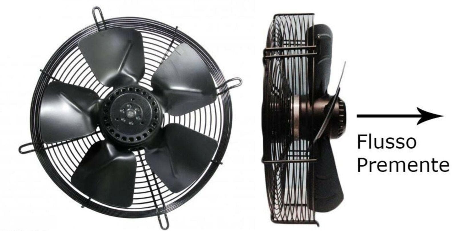 VENTILATORE CELLA FRIGORIFERA PREMENTE ASSIALE ASPIRATORE VENTOLA- ø400 mm MTA in prodotto EuroStore07 - Alatri, commercioVirtuoso.it