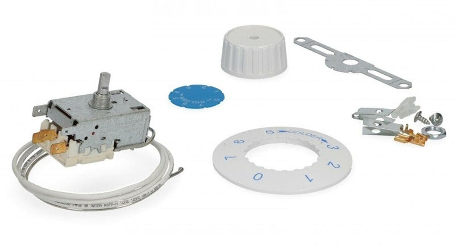 TERMOSTATO UNIVERSALE FRIGORIFERO PORTE 2 TIPO RANCO K59 L1260 3 CONTATTI TF 3 in prodotto EuroStore07 - Alatri, commercioVirtuoso.it