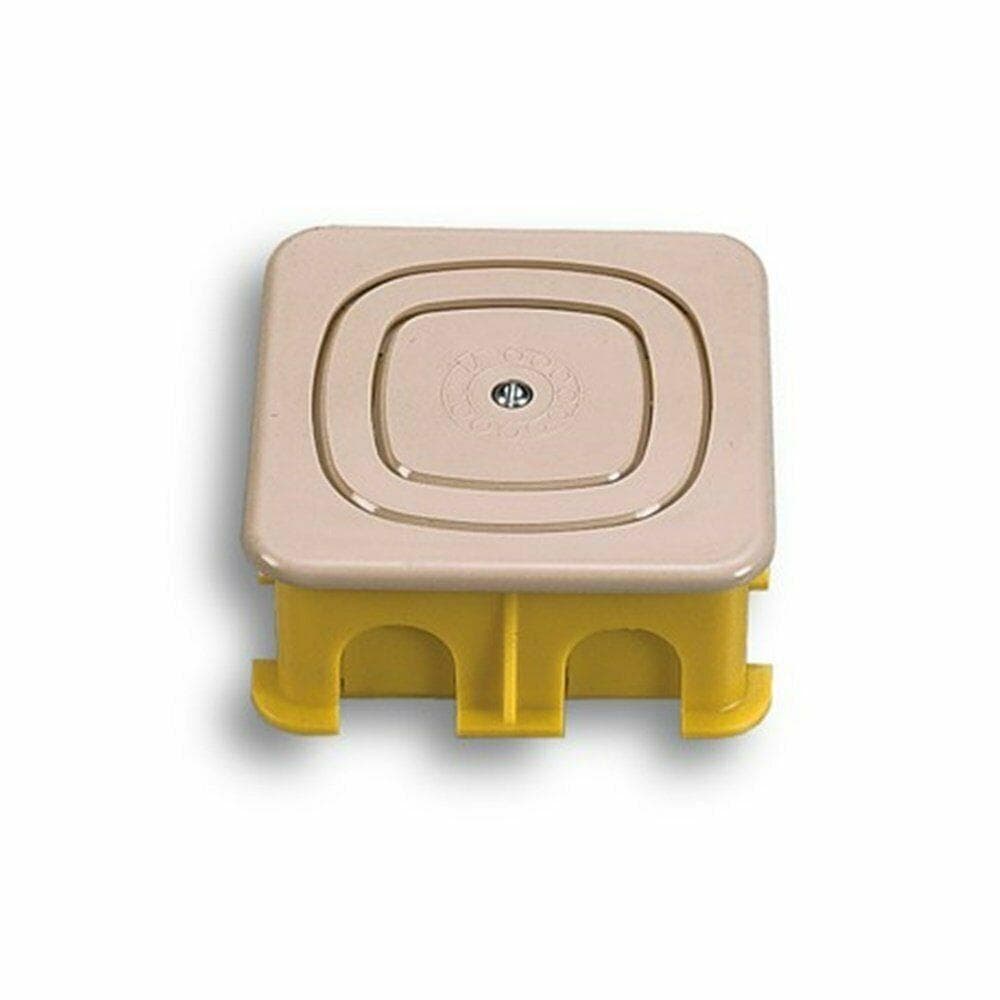 SCATOLA INCASSO PER PRESA TELEFONICA TRIPOLARE CON COPERCHIO MM 70x70 FER 88886 in prodotto EuroStore07 - Alatri, commercioVirtuoso.it