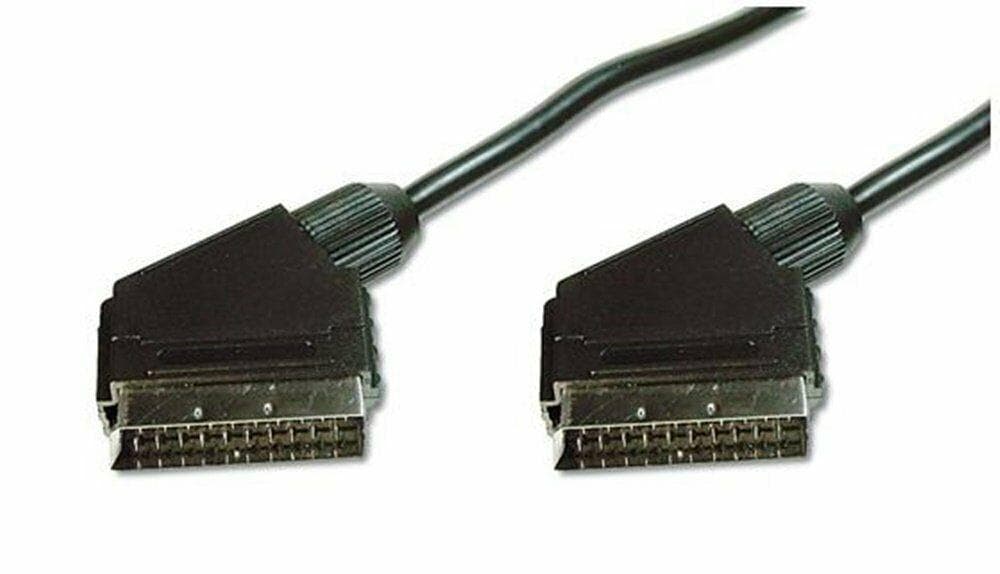 CAVO SCART 1,5m 1 PEZZO 21 PIN PRESA TV DECODER DVB-T LETTORE DVD VHS SCHERMATO in prodotto EuroStore07 - Alatri, commercioVirtuoso.it