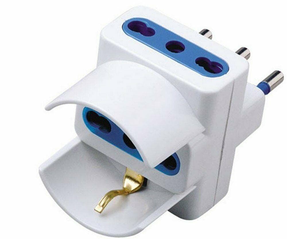 ADATTATORE 3 POSTI SPINA 16 A A MURO GARNDE PRESA SCHIUKO FER 109178 in prodotto EuroStore07 - Alatri, commercioVirtuoso.it