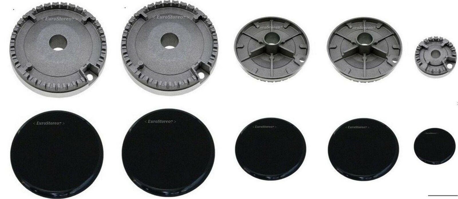 BRUCIATORE + SPARTIFIAMMA CUCINA GAS 10 PZ ARISTON GLEM GAS INDESIT NARDI B 0239 in prodotto EuroStore07 - Alatri, commercioVirtuoso.it