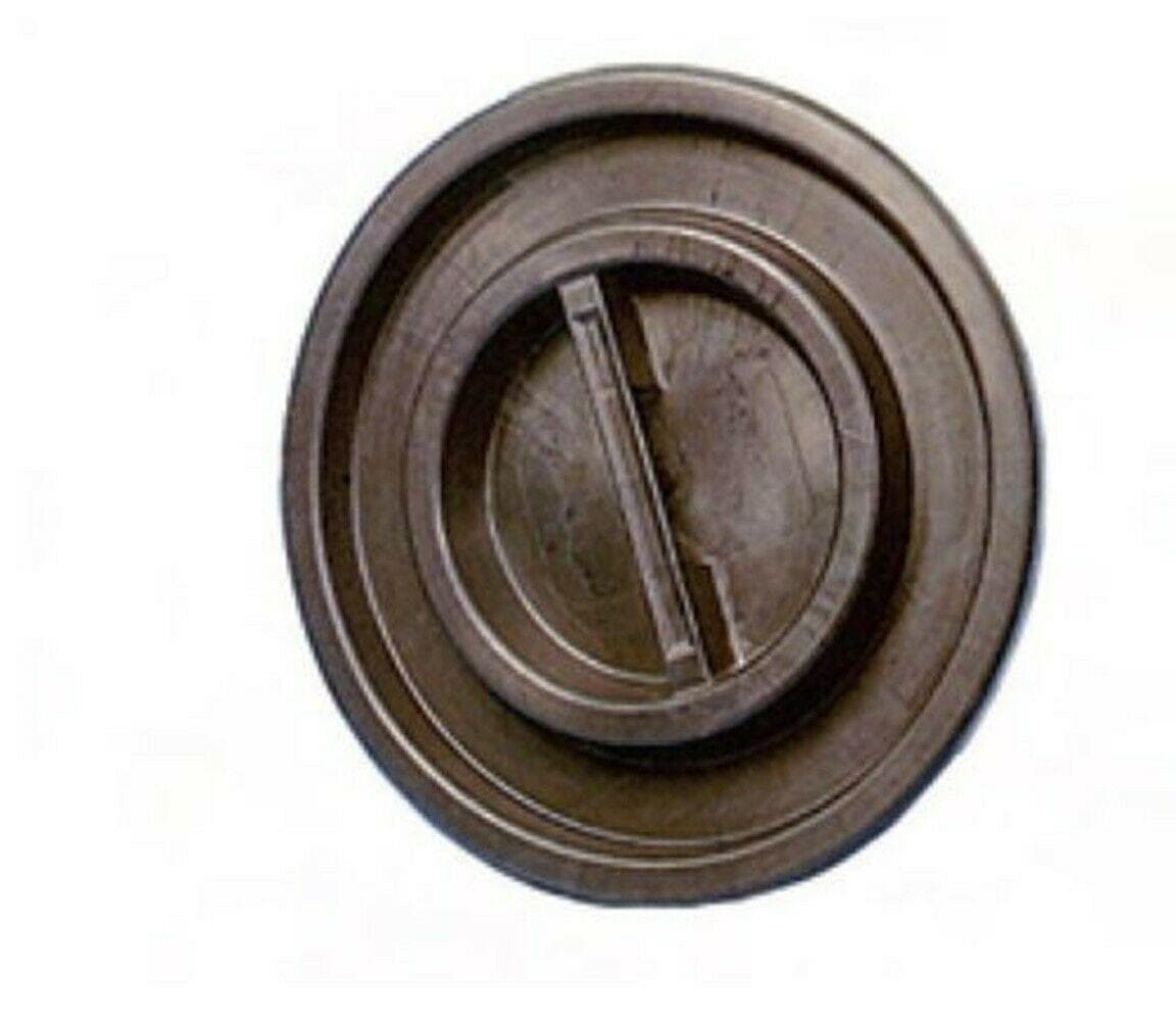 COPERCHO PER BIDONI CON MANIGLIA RIFIUTI - lt.100/120 IN PLASTICA NERA in prodotto EuroStore07 - Alatri, commercioVirtuoso.it