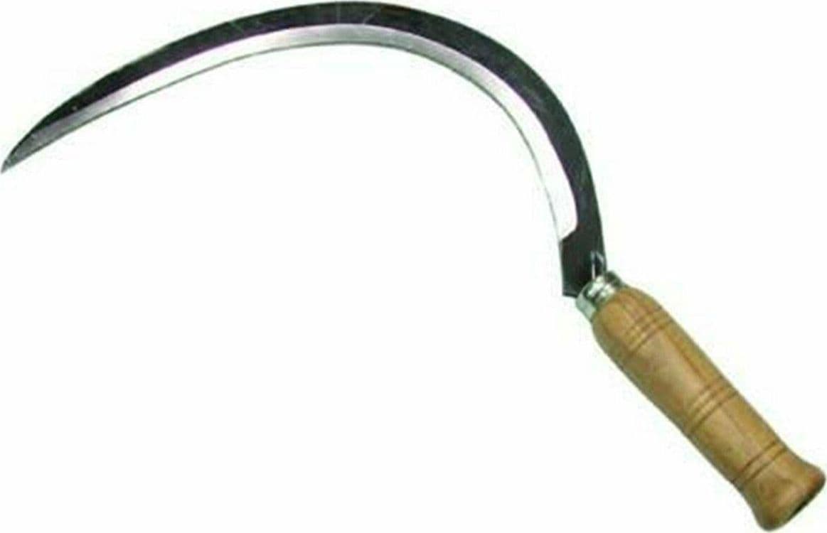 FALCIOLA LISCIA n° 1 IN ACCIAO FORGIATO MANICO LEGNO FERR 23306 in prodotto EuroStore07 - Alatri, commercioVirtuoso.it