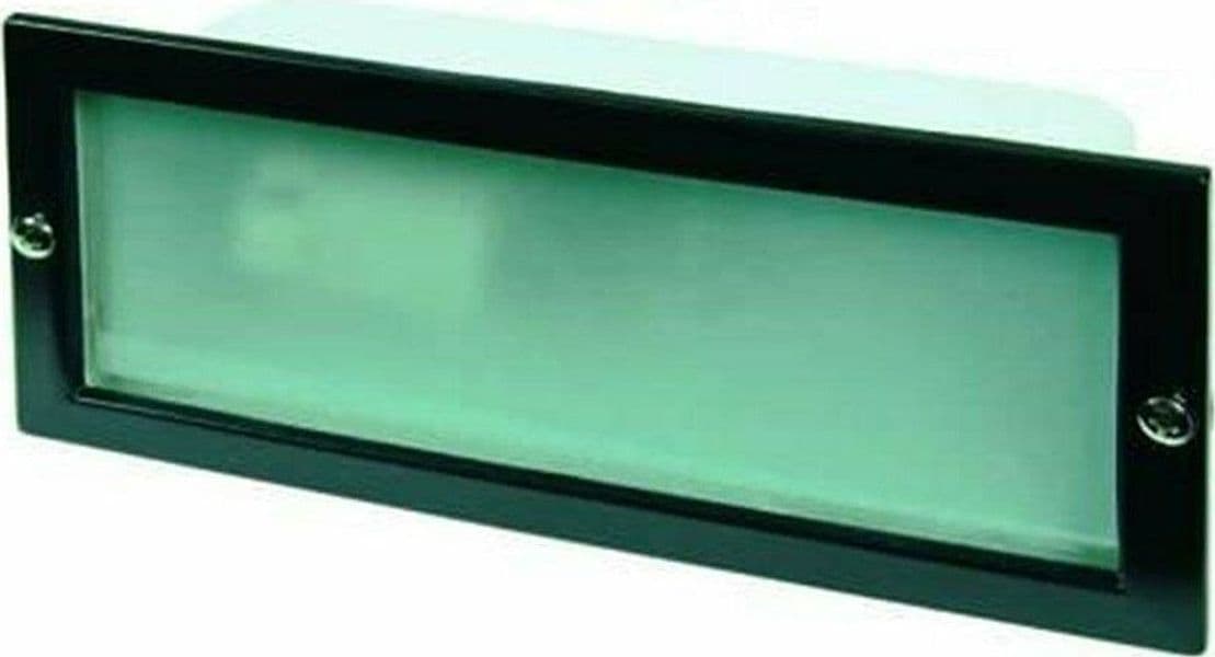 FARETTO NERO INCASSO RETTANGOLARI ALLUMINIO PER ESTERNO 23 X 100 FER 102858 in prodotto EuroStore07 - Alatri, commercioVirtuoso.it