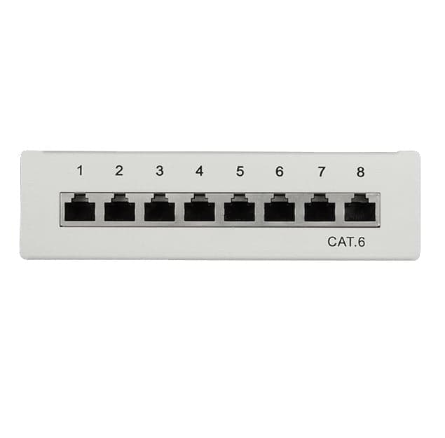 Pannello Patch 8 Porte Cat. 6 STP Grigio in Pannelli patch Ethernet Scontolo.net - Potenza, commercioVirtuoso.it