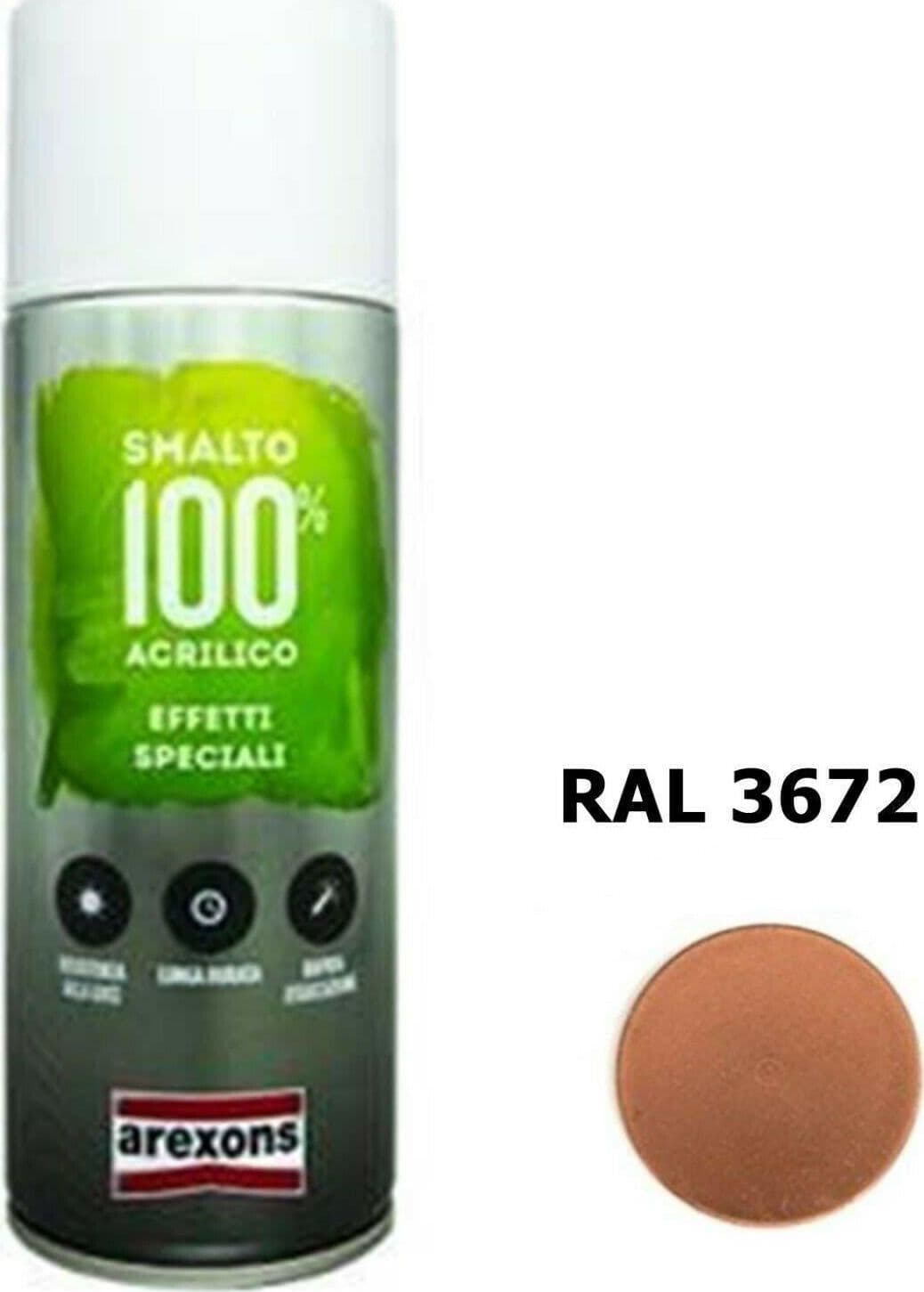 Vernice Spray Arexons Colore Rame Ral 3672 400 Ml Ferr 109970 in prodotto EuroStore07 - Alatri, commercioVirtuoso.it