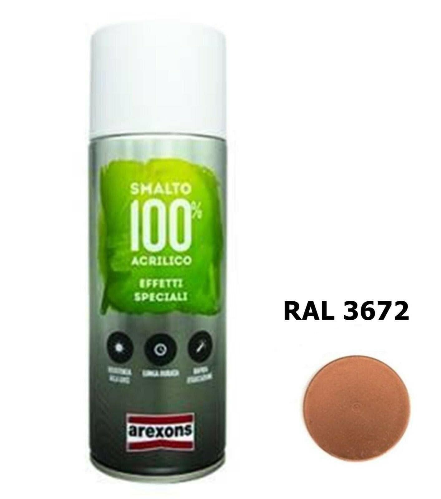 Vernice Spray Arexons Colore Rame Ral 3672 400 Ml Ferr 109970 in prodotto EuroStore07 - Alatri, commercioVirtuoso.it