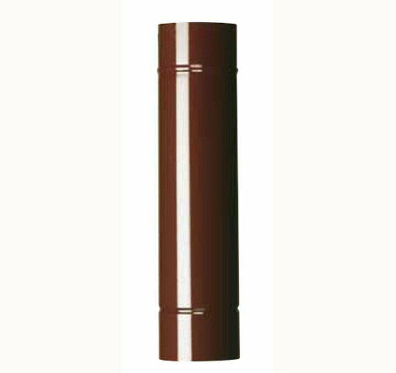 TUBO SMALTATO MARRONE LUCIDO DIAM.CM 13 X CM 50 LUNGO PER STUFA LEGNA DF 701430 in prodotto EuroStore07 - Alatri, commercioVirtuoso.it