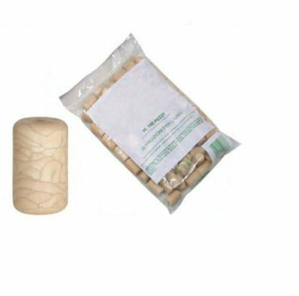 TAPPI SINTETICI IN SIMILSUGHERO 100 PZ FINTO SUGHERO MM 23x38 FERR 122771 in prodotto EuroStore07 - Alatri, commercioVirtuoso.it