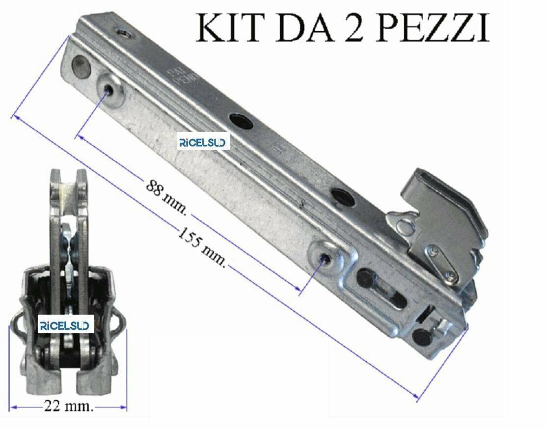 NARDI 031199009941R / GLEM GAS 2 CERNIERE FORNO PORTA 3 VETRI 15,5 CM C 75 in prodotto EuroStore07 - Alatri, commercioVirtuoso.it