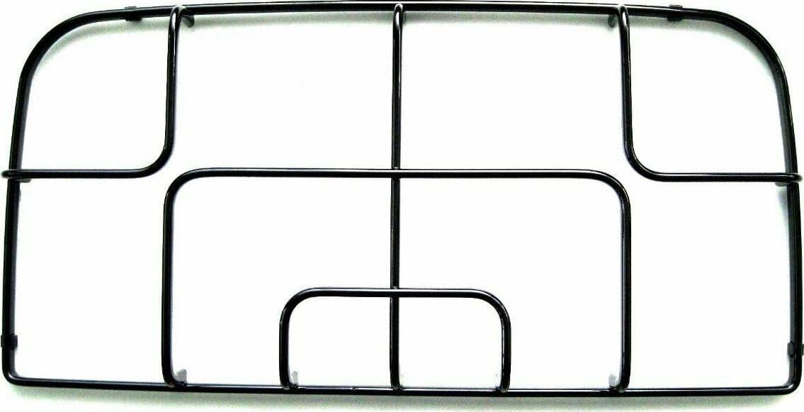 INDESIT GRIGLIA PER CUCINA A GAS NERA 2 FUOCHI 450 X 220 mm NO ORIGINALE P 2769 in prodotto EuroStore07 - Alatri, commercioVirtuoso.it