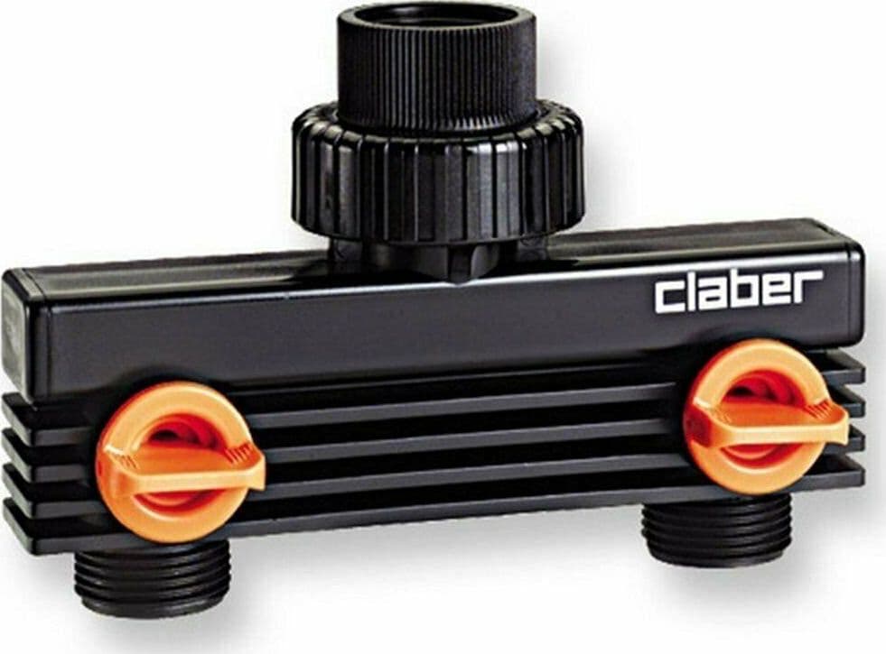 CLABER 91589 PRESA A DUE VIE 3/4' MASCHIO GIARDINO IRRIGAZIONE RUBINETTI in prodotto EuroStore07 - Alatri, commercioVirtuoso.it