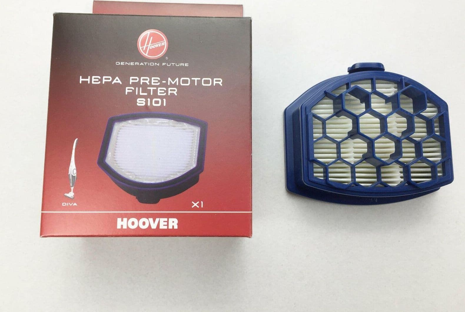 HOOVER DIVA FILTRO EPA ORIGINALE 35601149 ASPIRAPOLVERE PRE MOTORE S 101 in prodotto EuroStore07 - Alatri, commercioVirtuoso.it