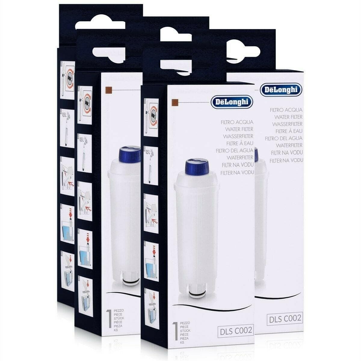 3 FILTRI DE LONGHI ADDOLCITORE CAFFETTIERA ESPRESSO ECAM BCO ORIGINA CD 39001203 in prodotto EuroStore07 - Alatri, commercioVirtuoso.it