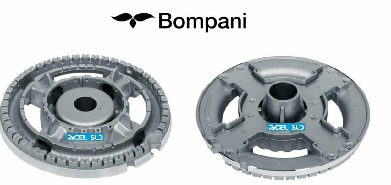 BOMPANI BRUCIATORE TRIPLA CORONA CUCINA PIANO COTTURA diam mm 105 B 3216 in prodotto EuroStore07 - Alatri, commercioVirtuoso.it