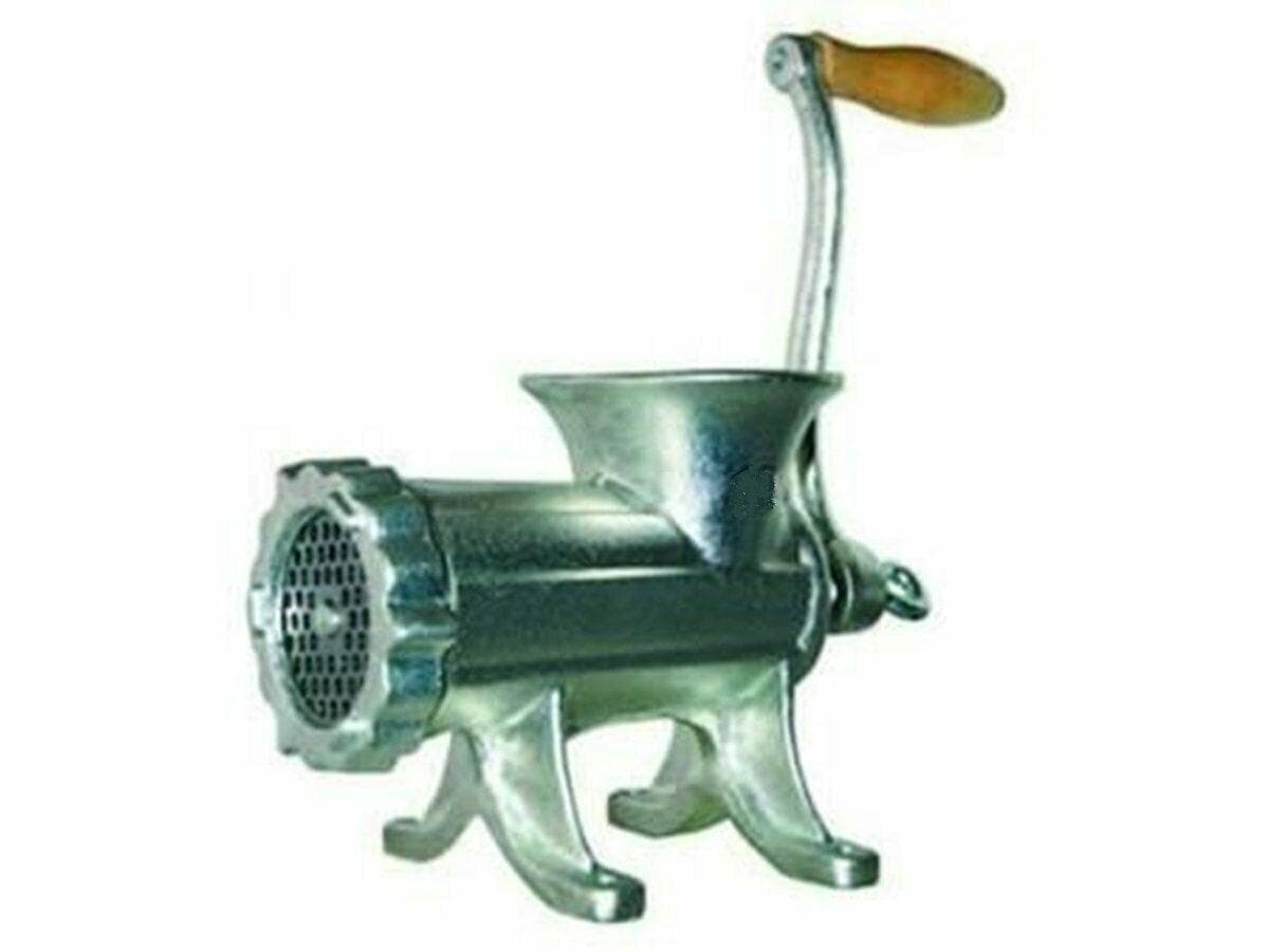 TRITACARNE A MANO IN GHISA N° 32 REBER PROFESSIONALE INSACCATRICE 222389 in prodotto EuroStore07 - Alatri, commercioVirtuoso.it