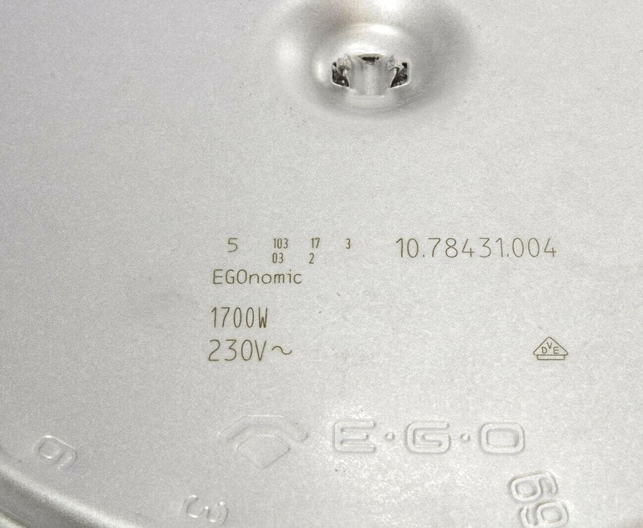 PIASTRA ELETTTRICA EGO 10.78431.004 1700W Ø175MM PIANO COTTURA VETRO OM COK048UN in prodotto EuroStore07 - Alatri, commercioVirtuoso.it