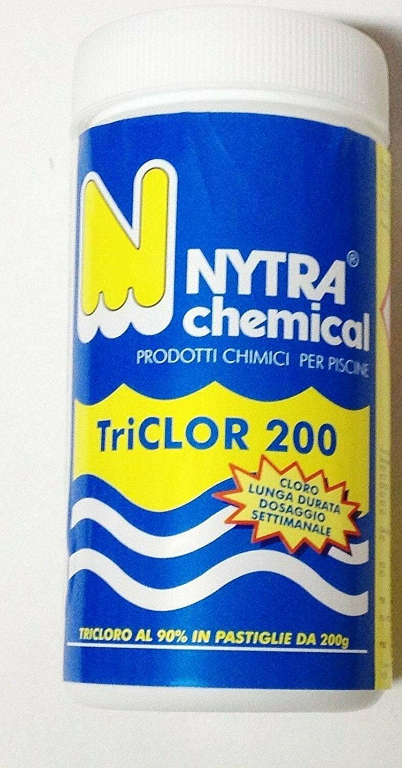 TRICLORO in PASTIGLIE 90%- pasticche 200 GR CLORO PISCINA KG 1 per piscina in prodotto EuroStore07 - Alatri, commercioVirtuoso.it