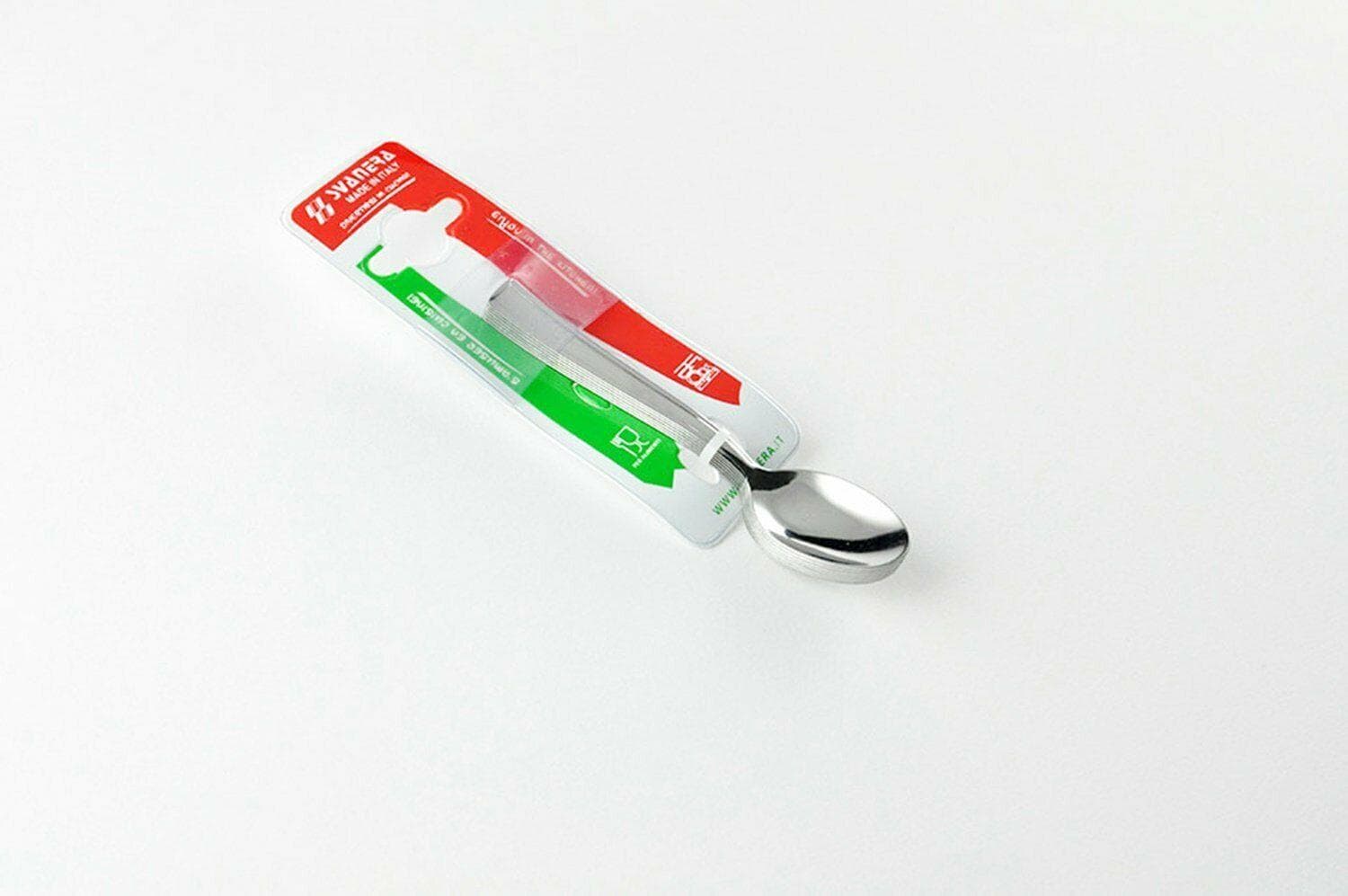 CUCCHIAINO MOKA PICCOLO DA CAFFE 6 PEZZI CROMATE INOX SVANERA 8588 in prodotto EuroStore07 - Alatri, commercioVirtuoso.it