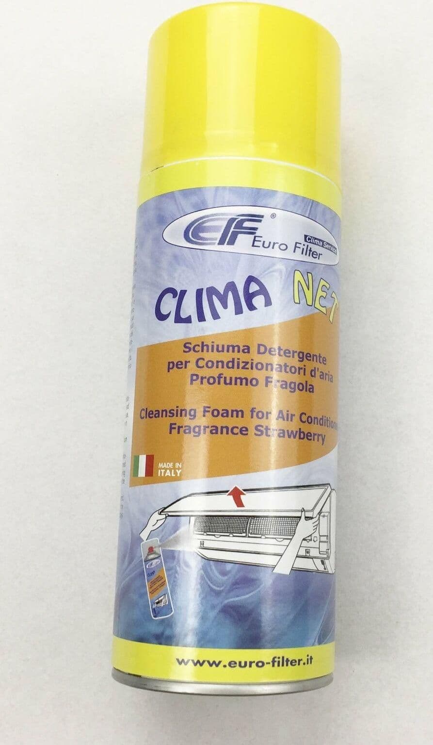 CONDIZIONATORE SPRAY IGIENIZZANTE-PULIZIA 400 ML ANTIBATTERI UNIVERSALE GIALLO in prodotto EuroStore07 - Alatri, commercioVirtuoso.it