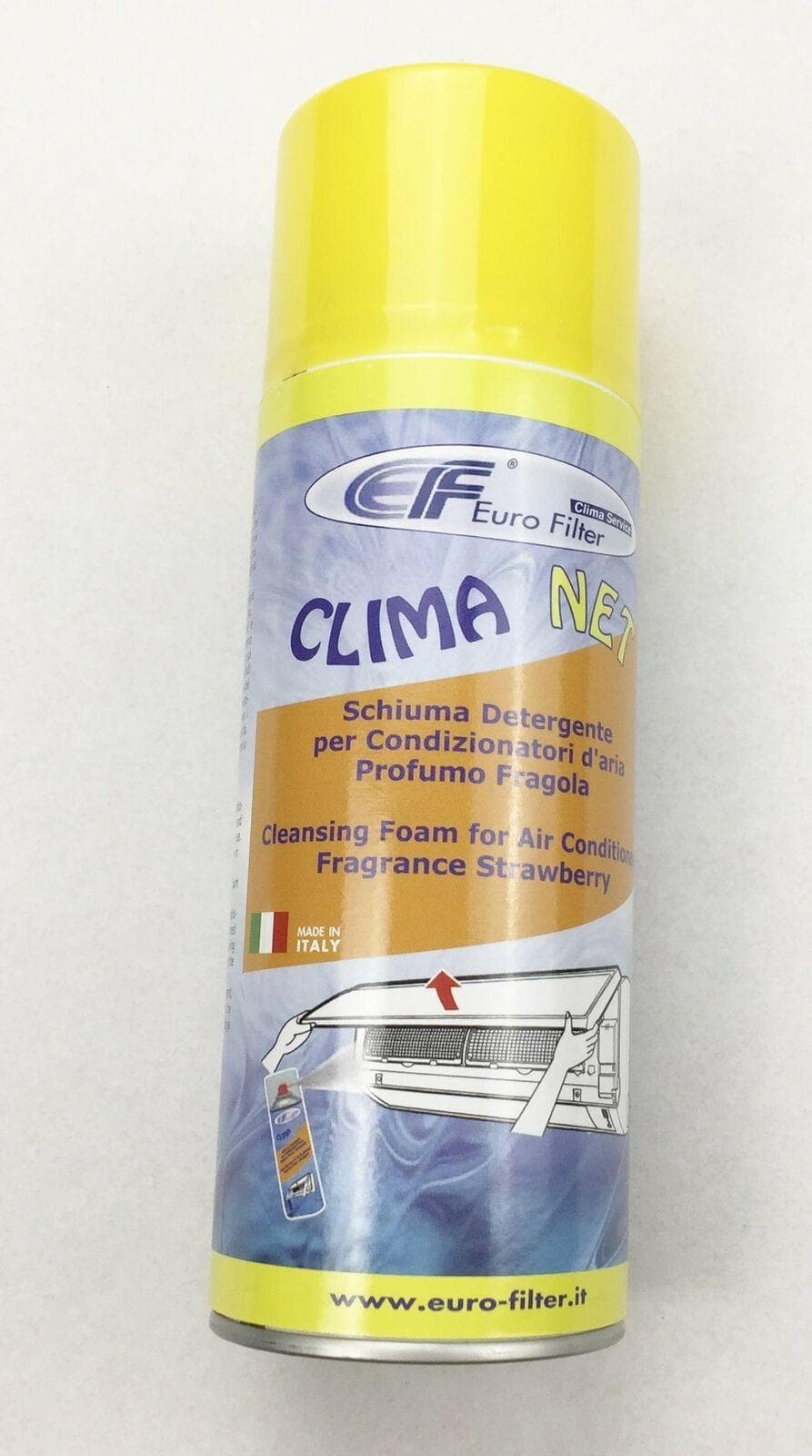 CONDIZIONATORE SPRAY IGIENIZZANTE-PULIZIA 400 ML ANTIBATTERI UNIVERSALE GIALLO in prodotto EuroStore07 - Alatri, commercioVirtuoso.it