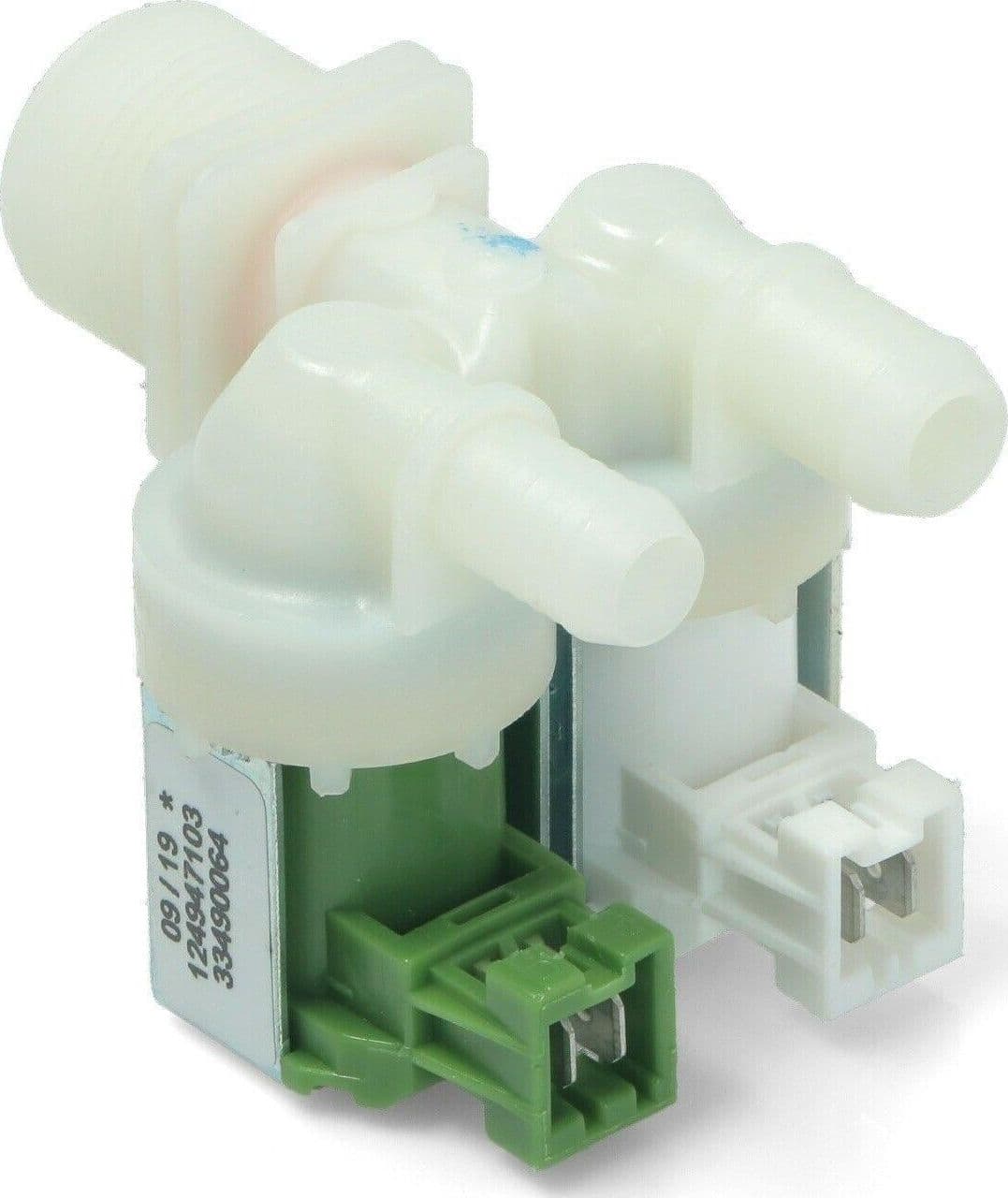 ELETTROVALVOLA LAVATRICE ZANUSSI 3792260725 2 VIE 180° -- EL 19 in prodotto EuroStore07 - Alatri, commercioVirtuoso.it