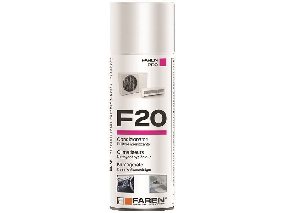 FAREN 'F20' IGIENIZZANTE SPRAY PER CONDIZIONATORI CLIMATIZZATORI DF 906120 in prodotto EuroStore07 - Alatri, commercioVirtuoso.it